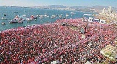 حقيقة صورة مظاهرات في تركيا لاسقاظ اردوغان