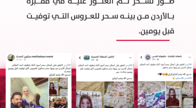 حقيقة صورة سحر تم العثور عليه في مقبرة بالأردن