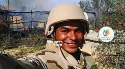 الصورة لمحمد المعتز رشاد ولا علاقة لها بعنصر الأمن المصري الذي أطلق النار على جنود إسرائيلين اليوم