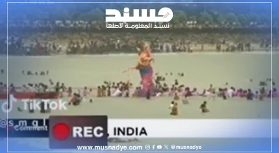 فيديو الأصنام لا يتعلق بالحرب الدائرة حاليًا بين باكستان والهند، بل يعود لاحتفال في عام 2019.