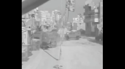 مشهد تفجير &#8220;مدرعة النمر&#8221; قديم من طولكرم وليس قطاع غزة 