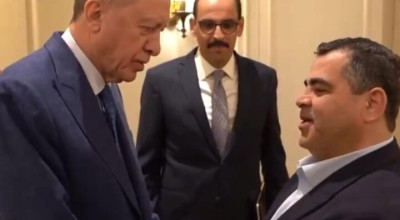 أردوغان استقبل نجلي هنية هُمام وعبد السلام وليس أبنائه الذين استشهدوا في إبريل/نيسان الماضي