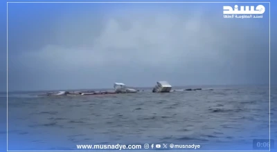 الفيديو ليس لغرق "ماجيك سيز" بل لسفينة تجارية في الهند