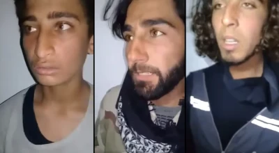 الفيديو قديم لعناصر من هيئة تحرير الشام أسرتهم جبهة تحرير سوريا في إدلب