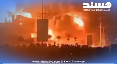 الفيديو لا يعود لحرائق في مصفاة حيفا بل في سوريا في أبريل2025