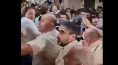 مقطع فيديو من جورجيا يعاد نشره على أنه لفوضى في أحد الملاجئ في الداخل أثناء القصف الإيراني