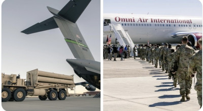 ما حقيقة الصور التي قيل إنها لحشد عسكري أمريكي على اليمن؟