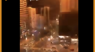 فيديو قديم لحريق شقة وليس لانفجارات حديثة في أبوظبي