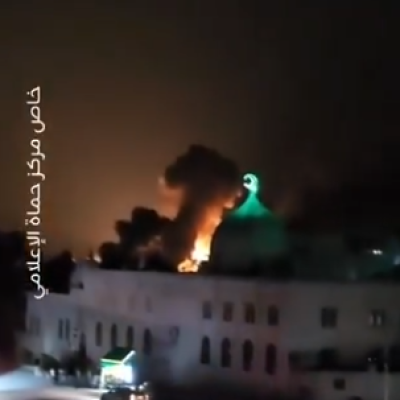 ما حقيقة الفيديو المتداول لغارة إسرائيلية على بلدة شطحة في ريف حماة اليوم؟