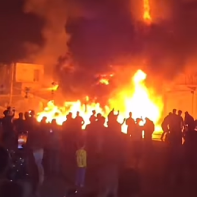 ربط خاطئ لمقطع فيديو يوثق حريقًا في سوريا على أنه في القدس
