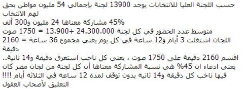 حقيقة كشف تزوير نسبة المشاركة في الأنتخابات