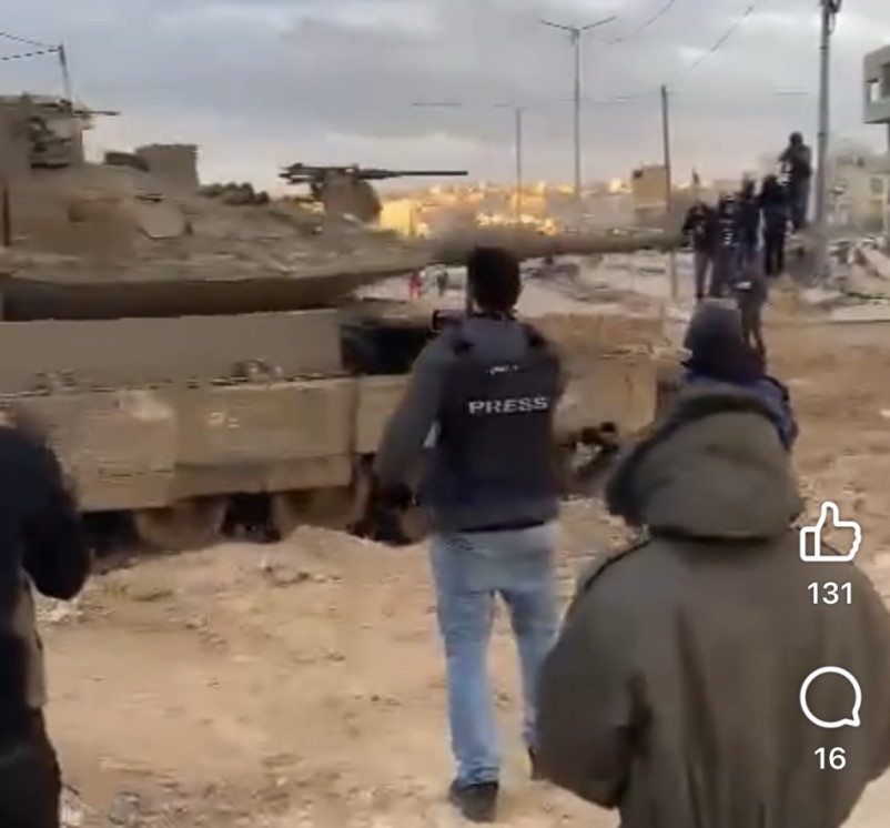 فيديو من الضفة الغربية في مدينة جنين وليس من سوريا