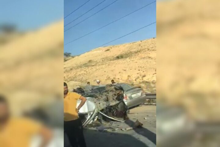 مقطع فيديو قديم لحادث سير على طريق العدسية يُعاد تداوله على أنه حديث