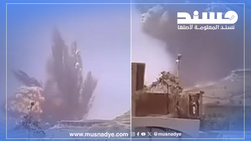 فيديو قصف مواقع في فج عطان بصنعاء "قديم"
