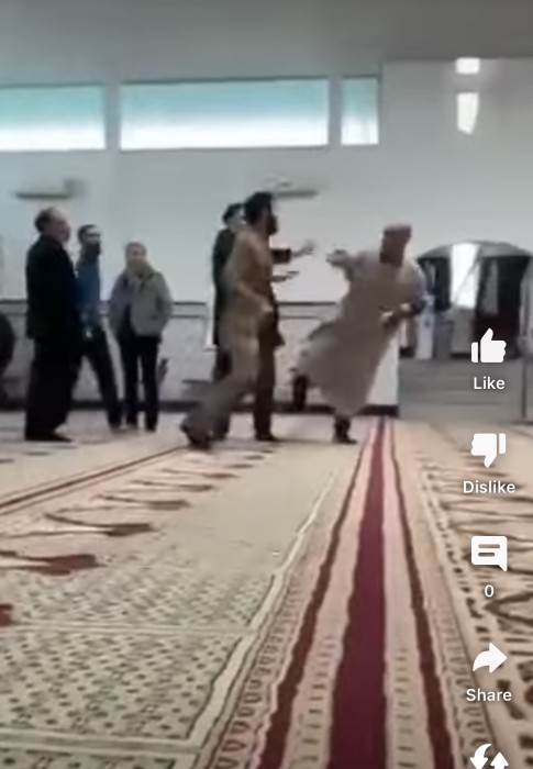 فيديو قديم ليس لمشير المصري.