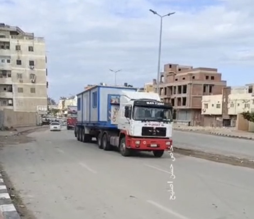 مقطع فيديو لكرافانات ليس من قطاع غزّة